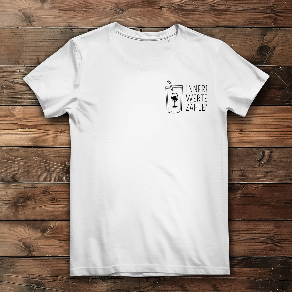 Damen Premium Bio T-Shirt: Innere Währte Zählen