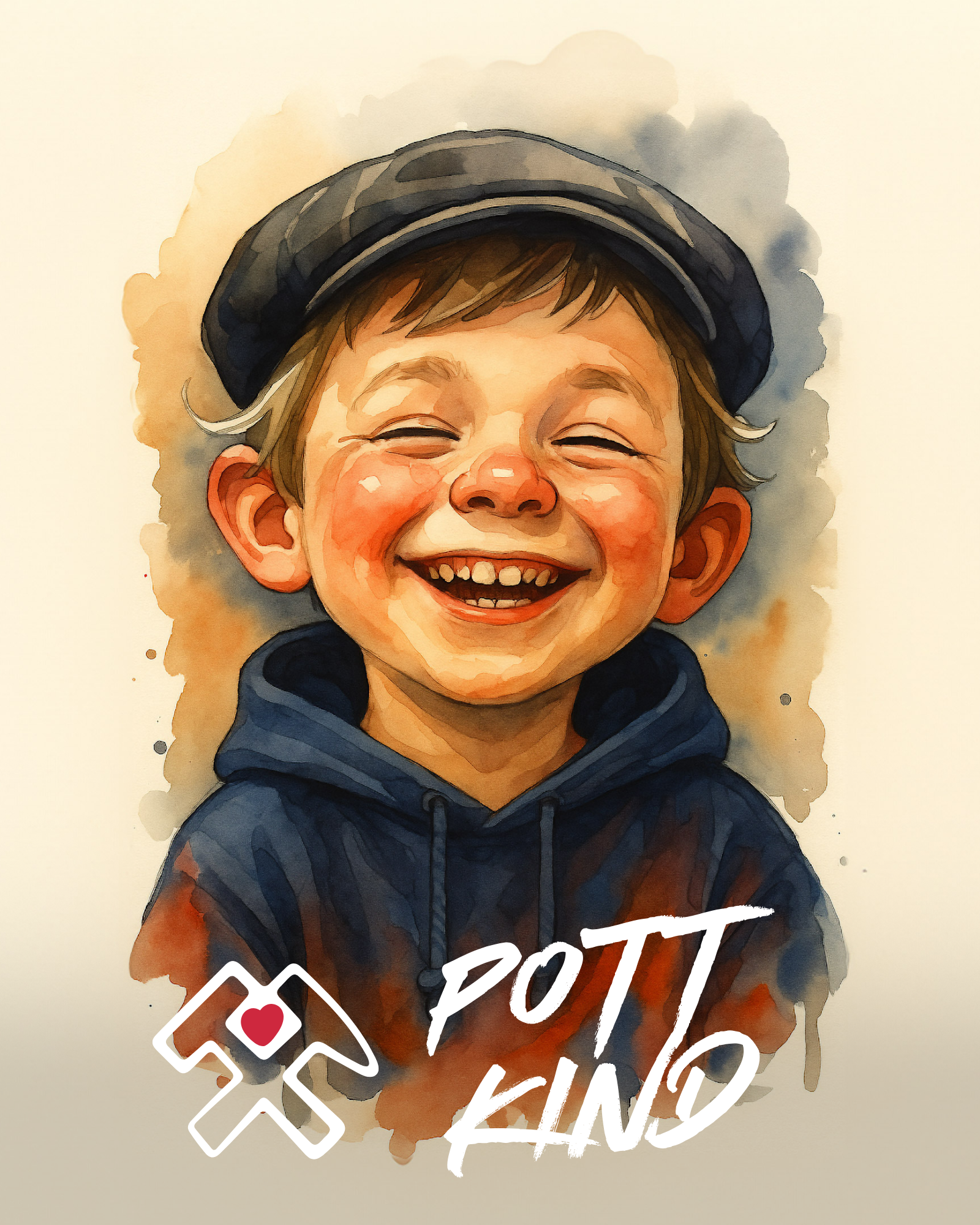 Retro Poster Ruhrpott-Kind (Junge) – 70er Style