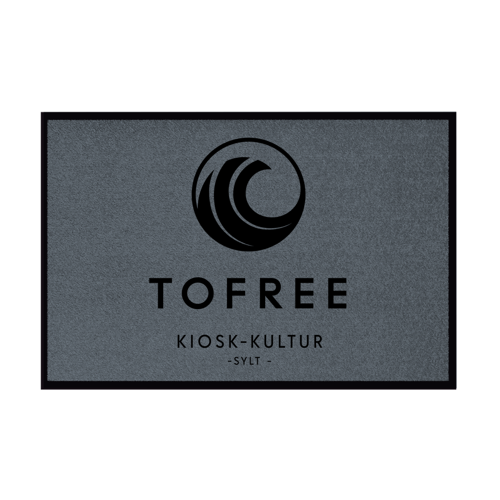 Fußmatte mit Gummirand TOFREE KIOSK Kultur Sylt