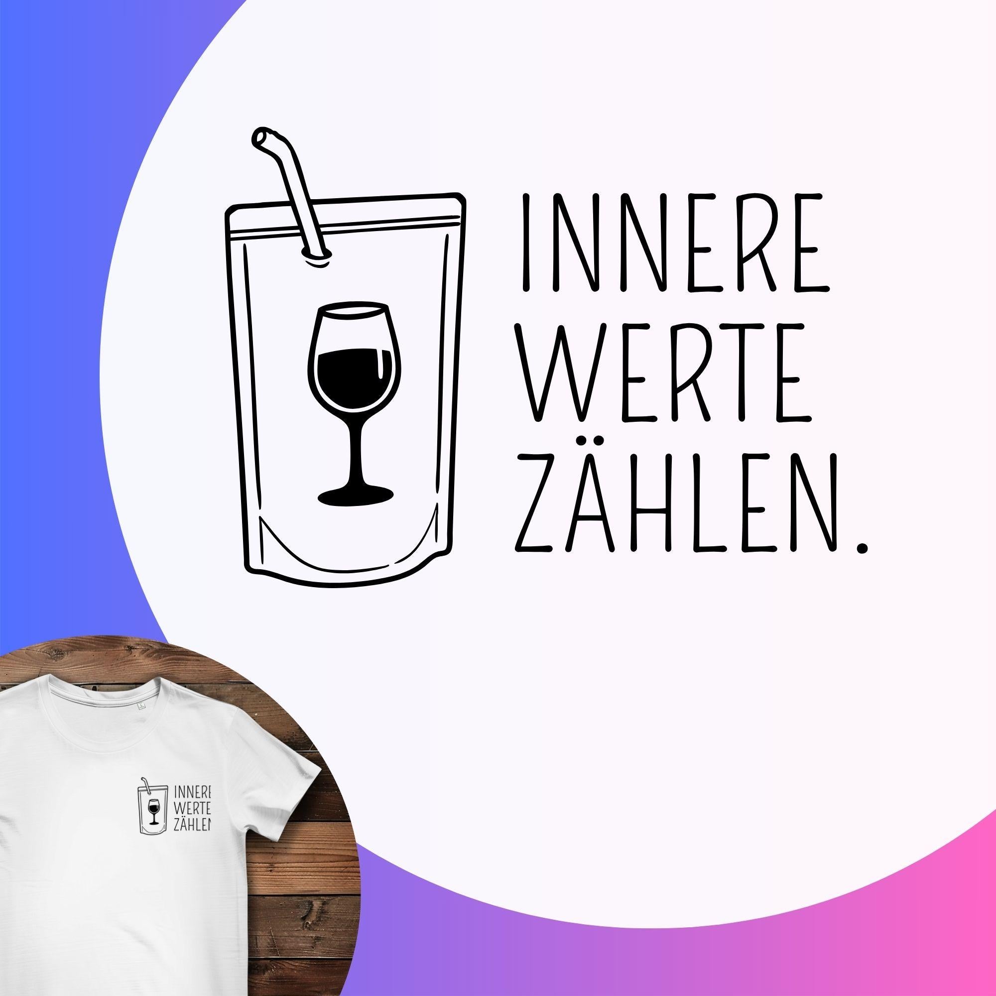 Damen Premium Bio T-Shirt Innere Währte Zählen