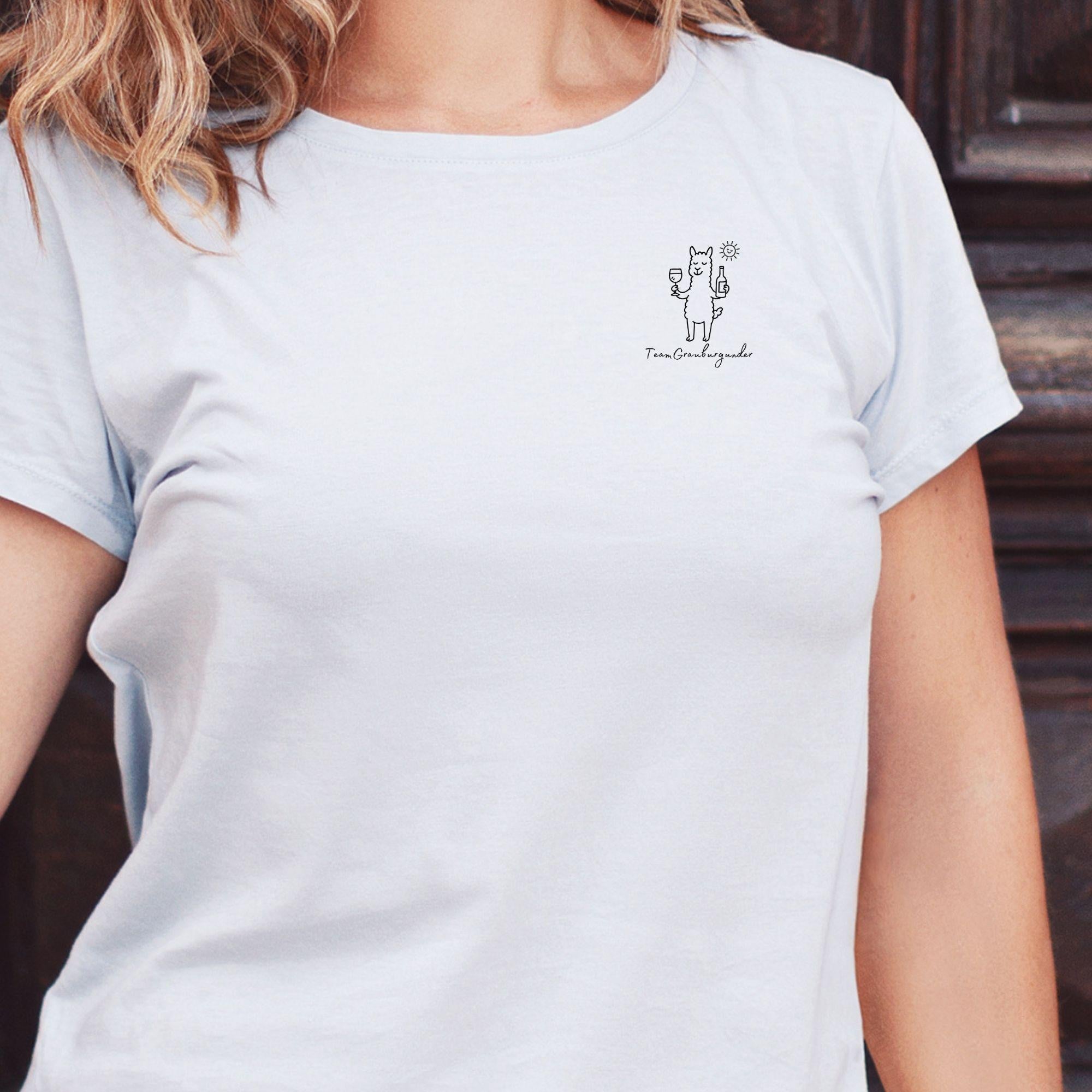 Damen Premium Bio T-Shirt Team Grauburgunder