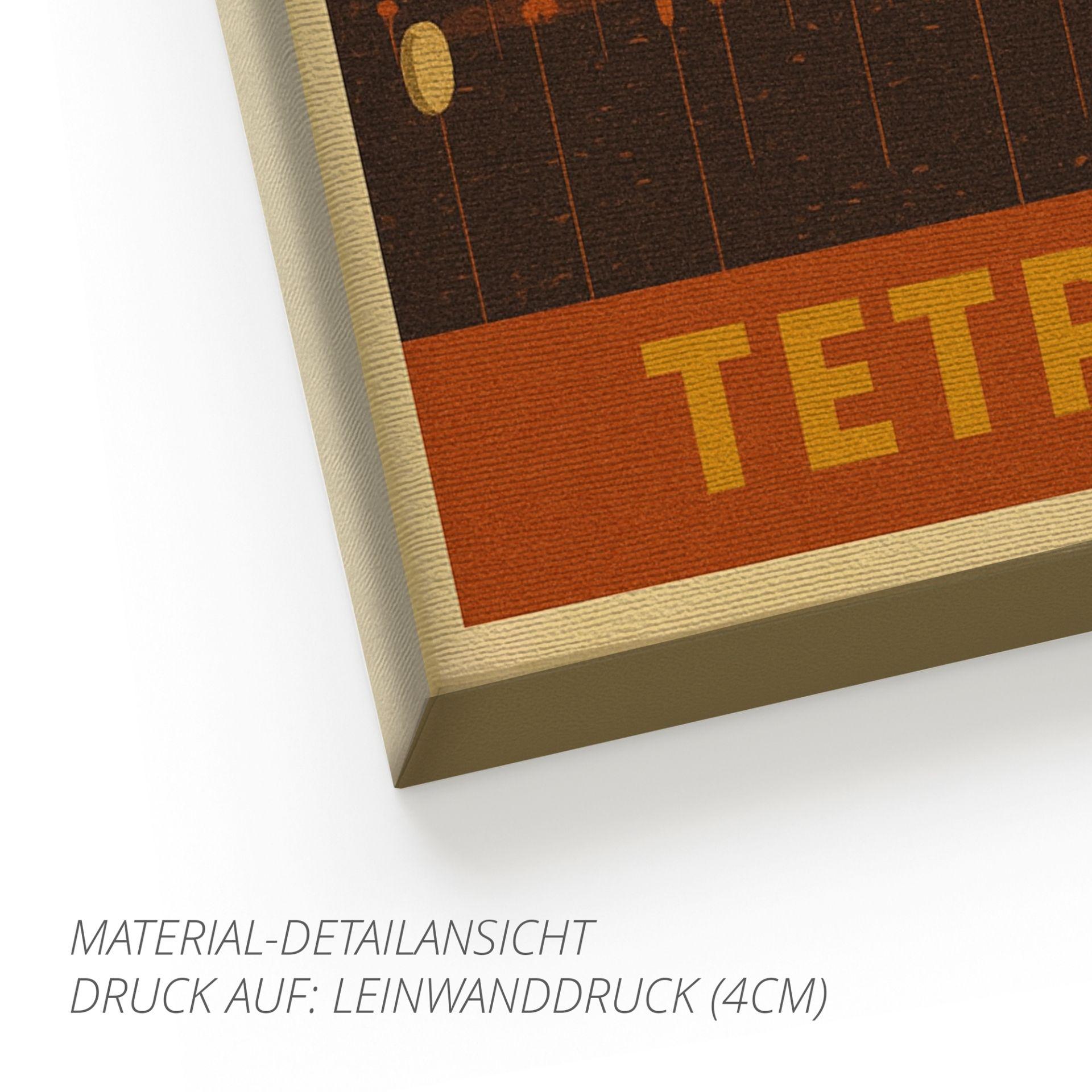 Bermuda3Eck Bochum – Retro Poster im 70er-Stil