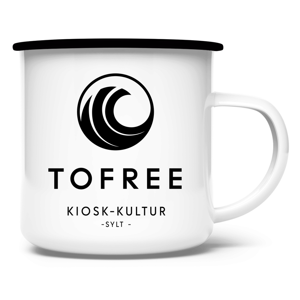 Emaille Tasse TOFREE Kiosk-Kultur