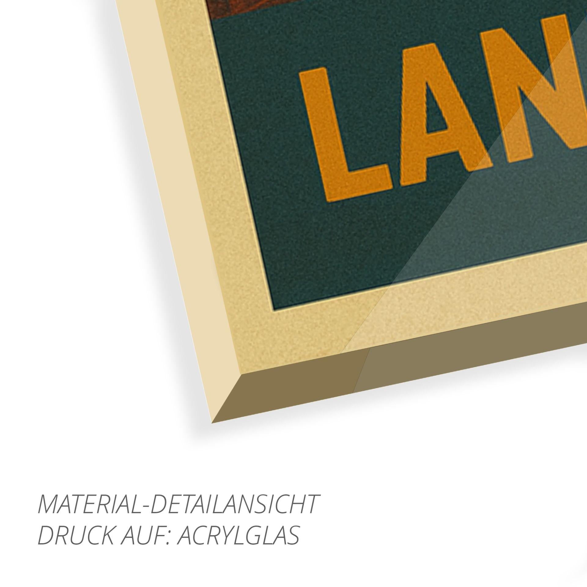 Landschaftspark Duisburg-Nord – Retro Poster im 70er-Look