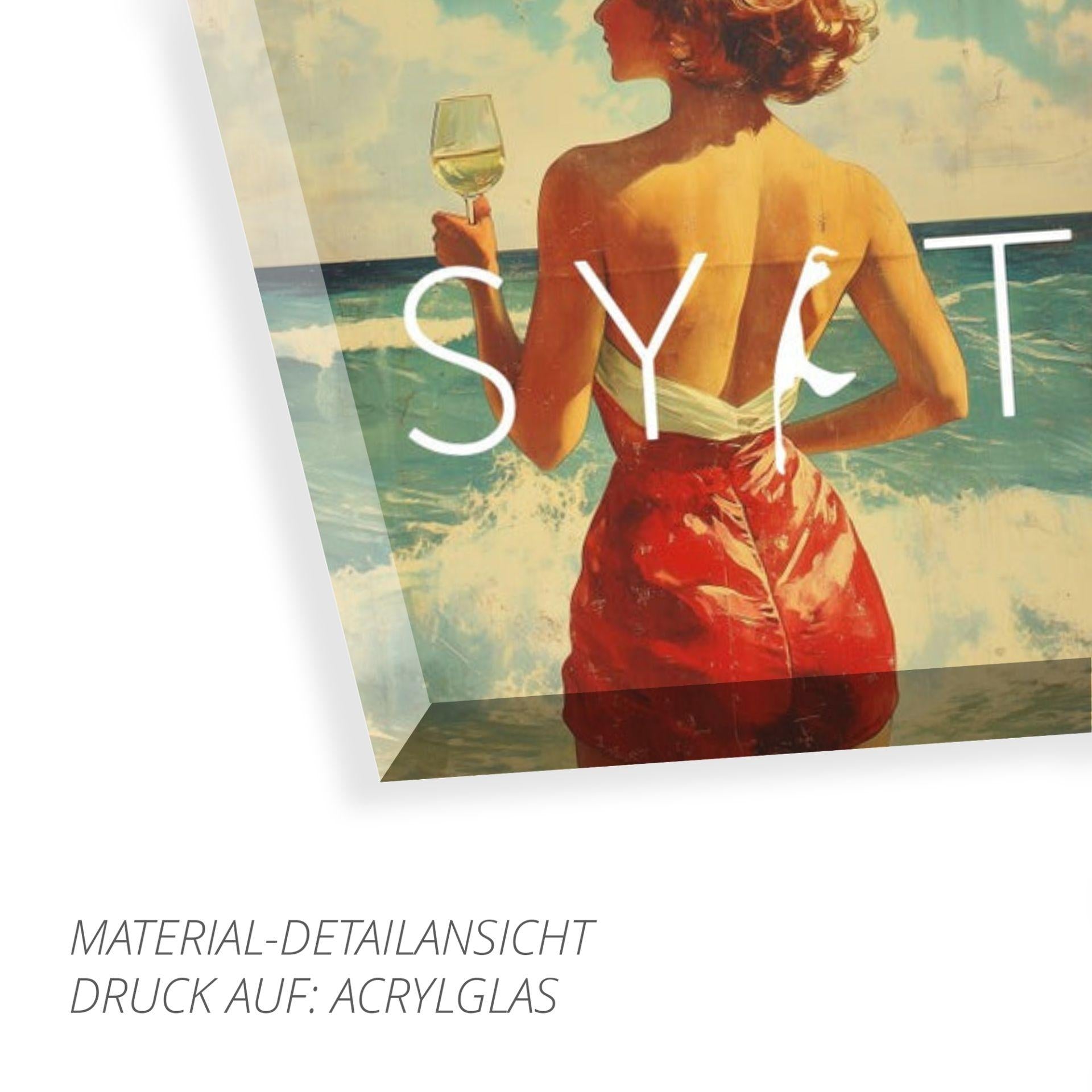 Sylt Dame - Premiumdruck