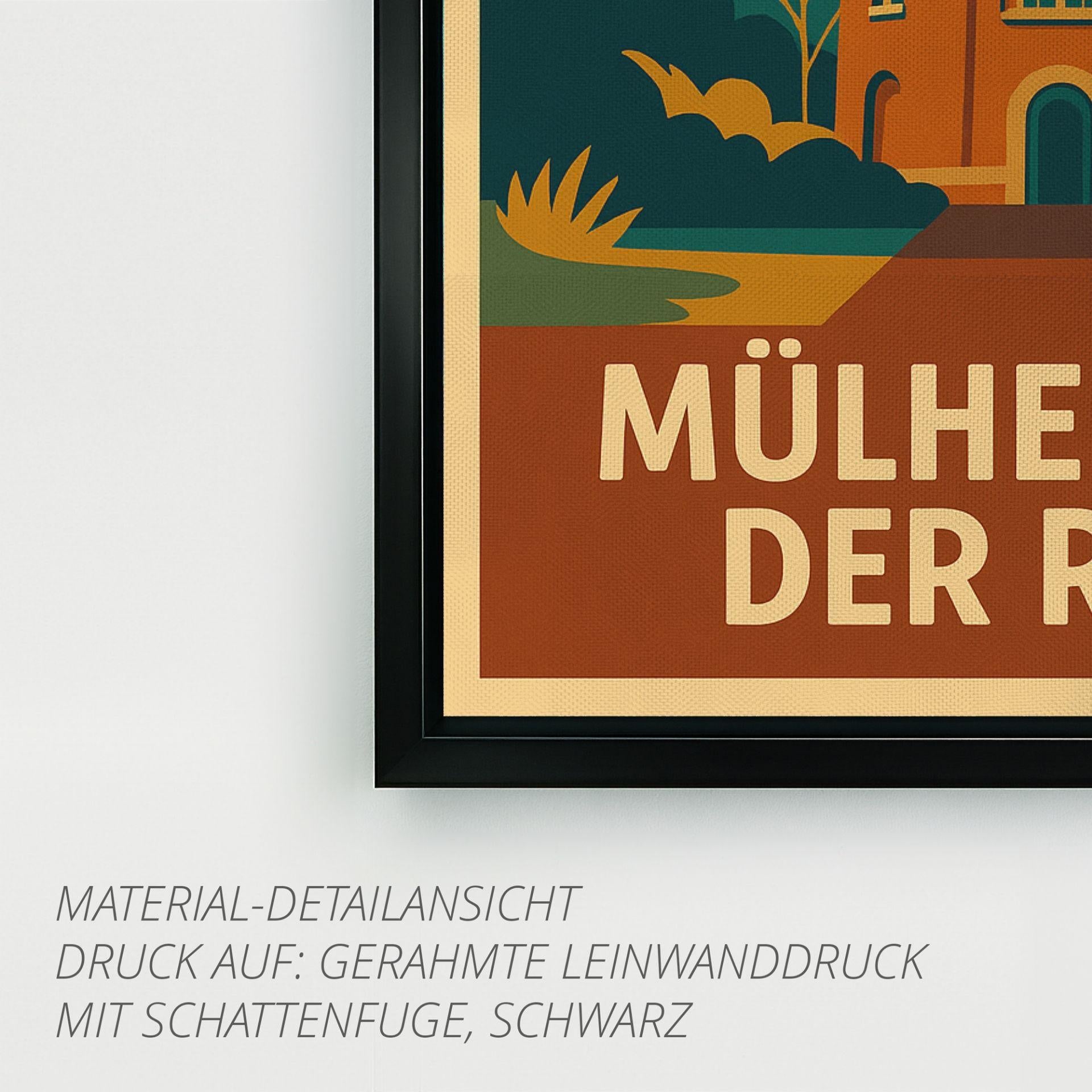 Retro Poster Camera Obscura Mülheim – 70er Style