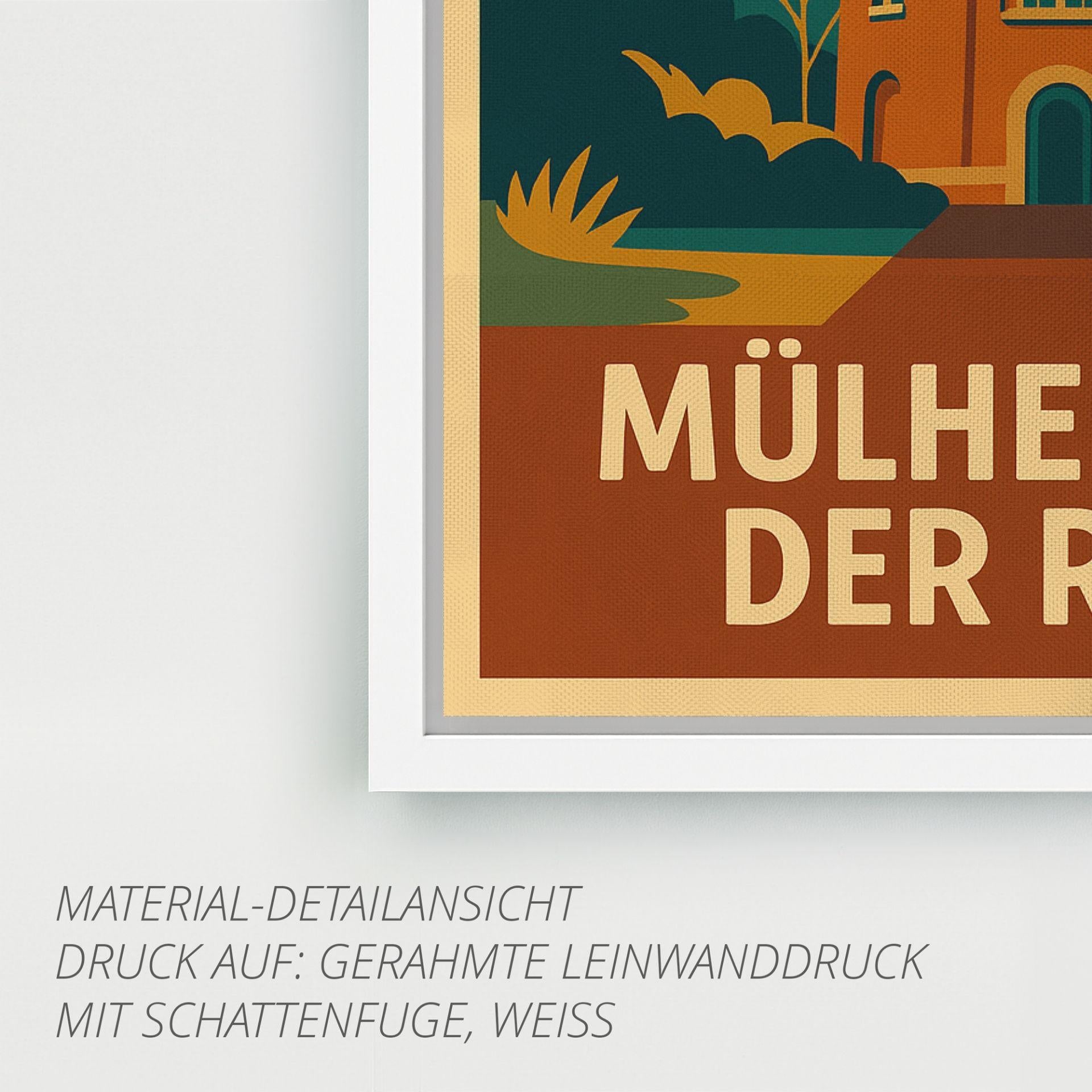 Retro Poster Camera Obscura Mülheim – 70er Style