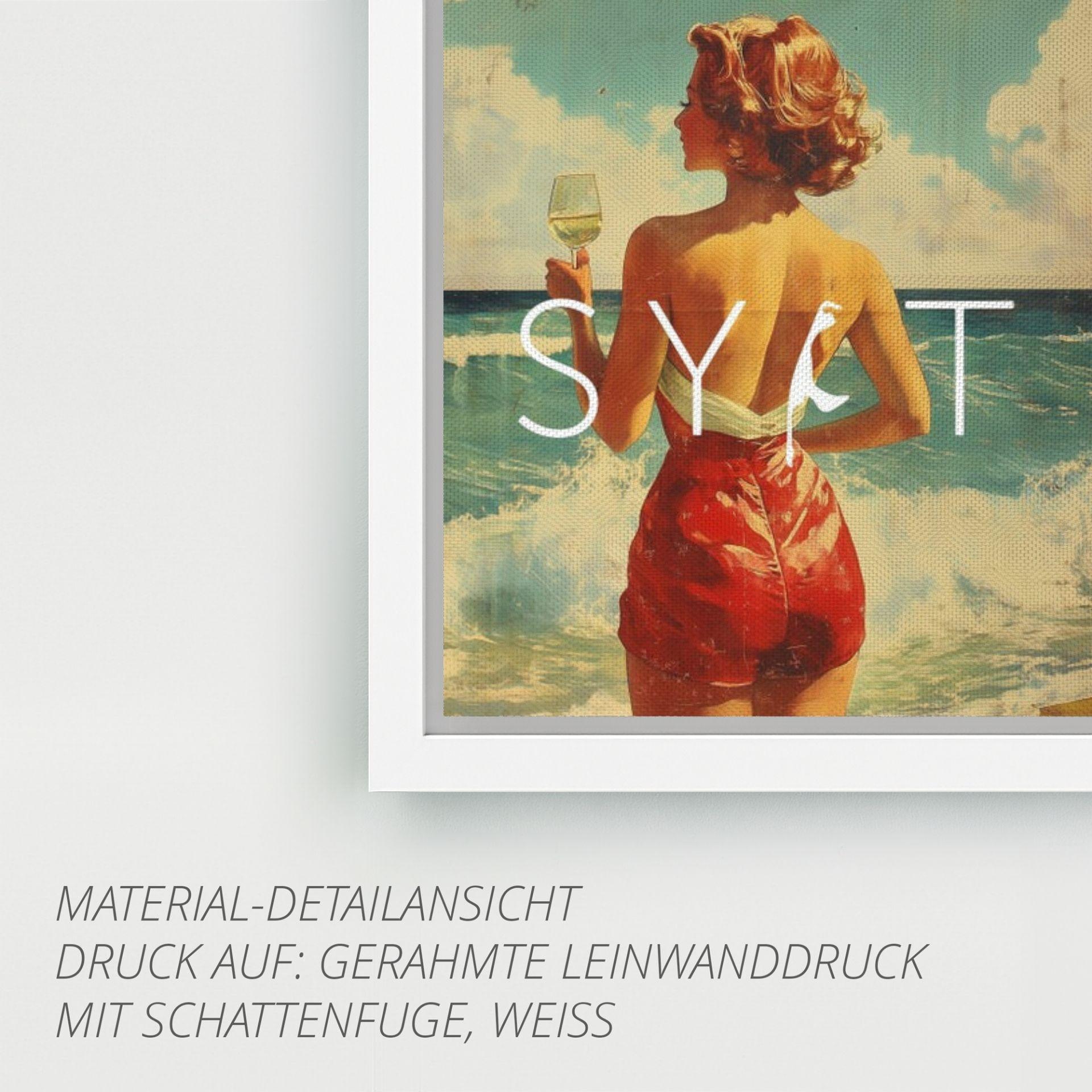 Sylt Dame - Premiumdruck