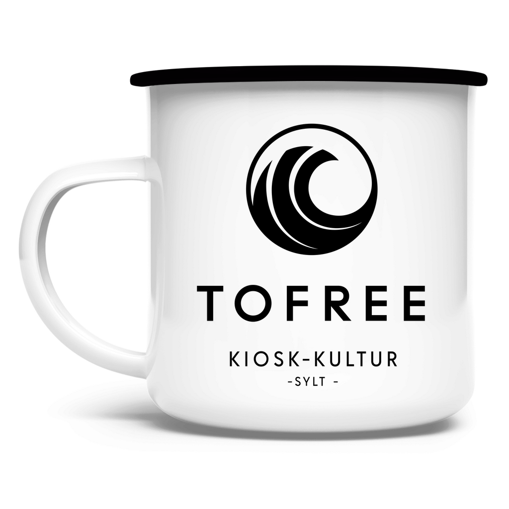 Emaille Tasse TOFREE Kiosk-Kultur