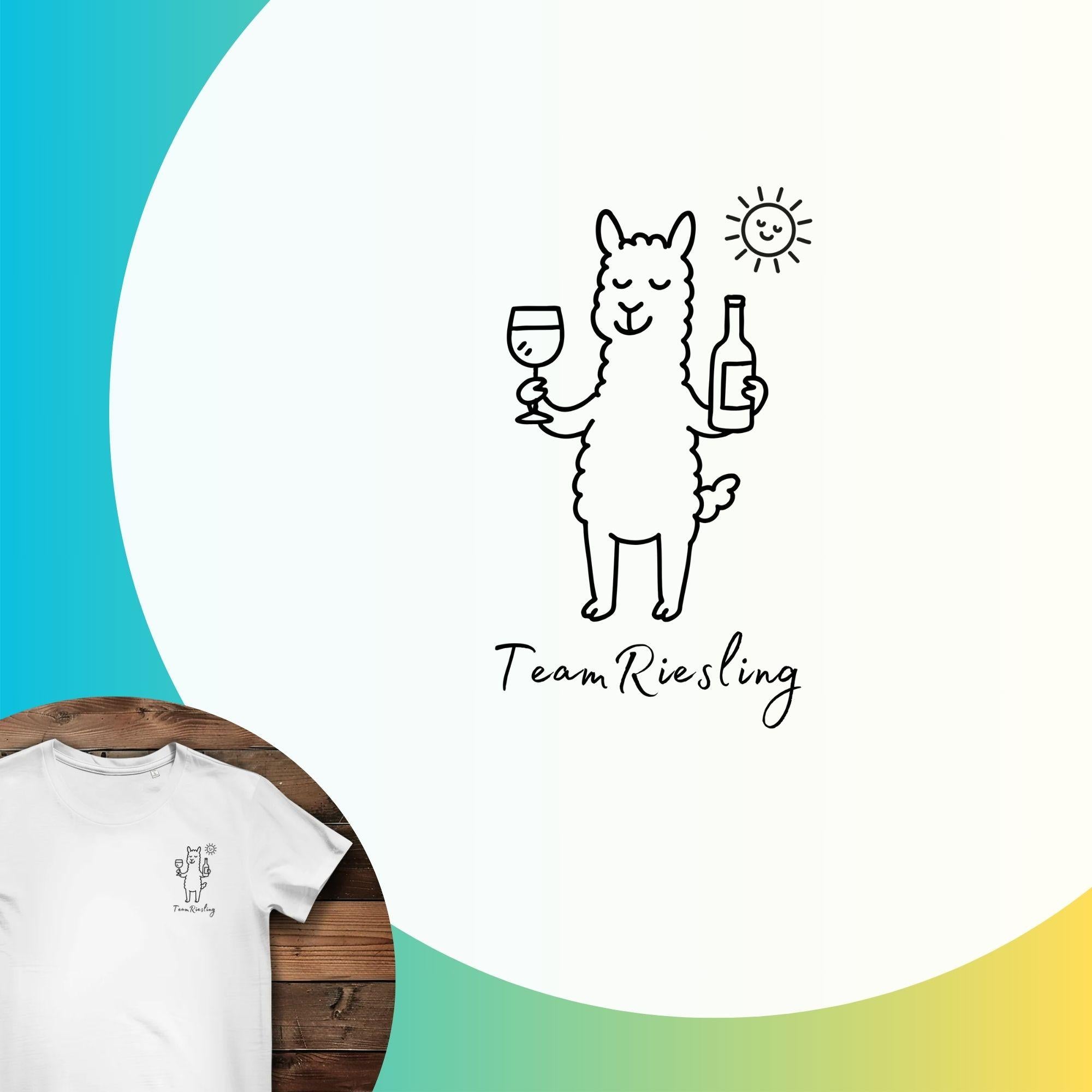 Damen Premium Bio T-Shirt Team Riesling