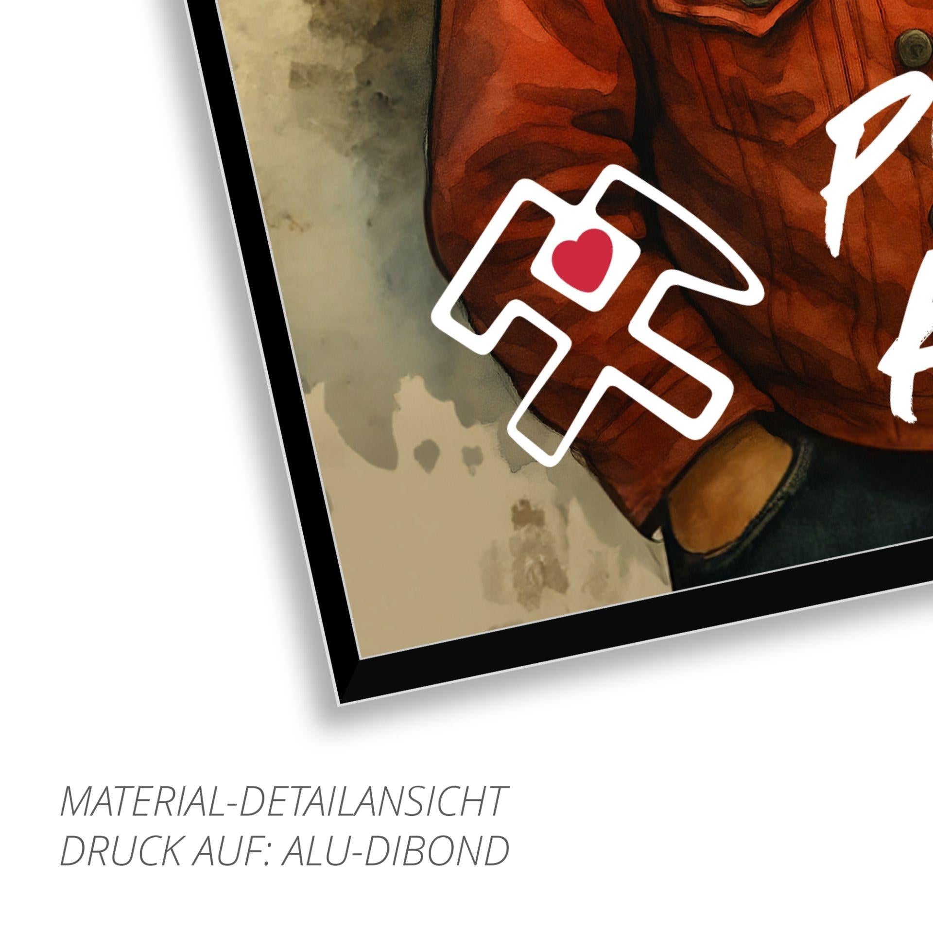 Retro Poster Ruhrpott-Kind (Mädchen) – 70er Style