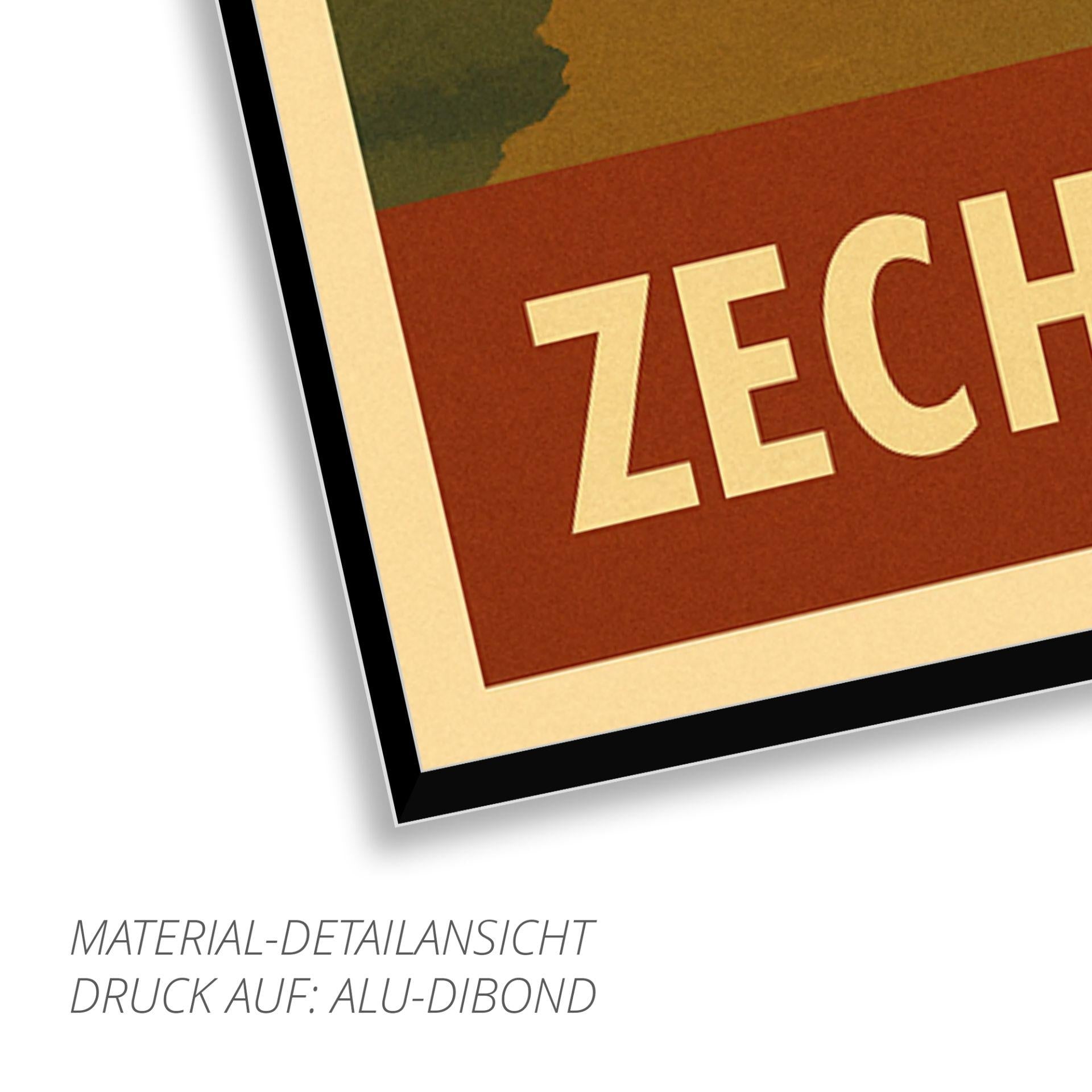 Zeche Sterkrade Oberhausen – Retro Poster im 70er-Look