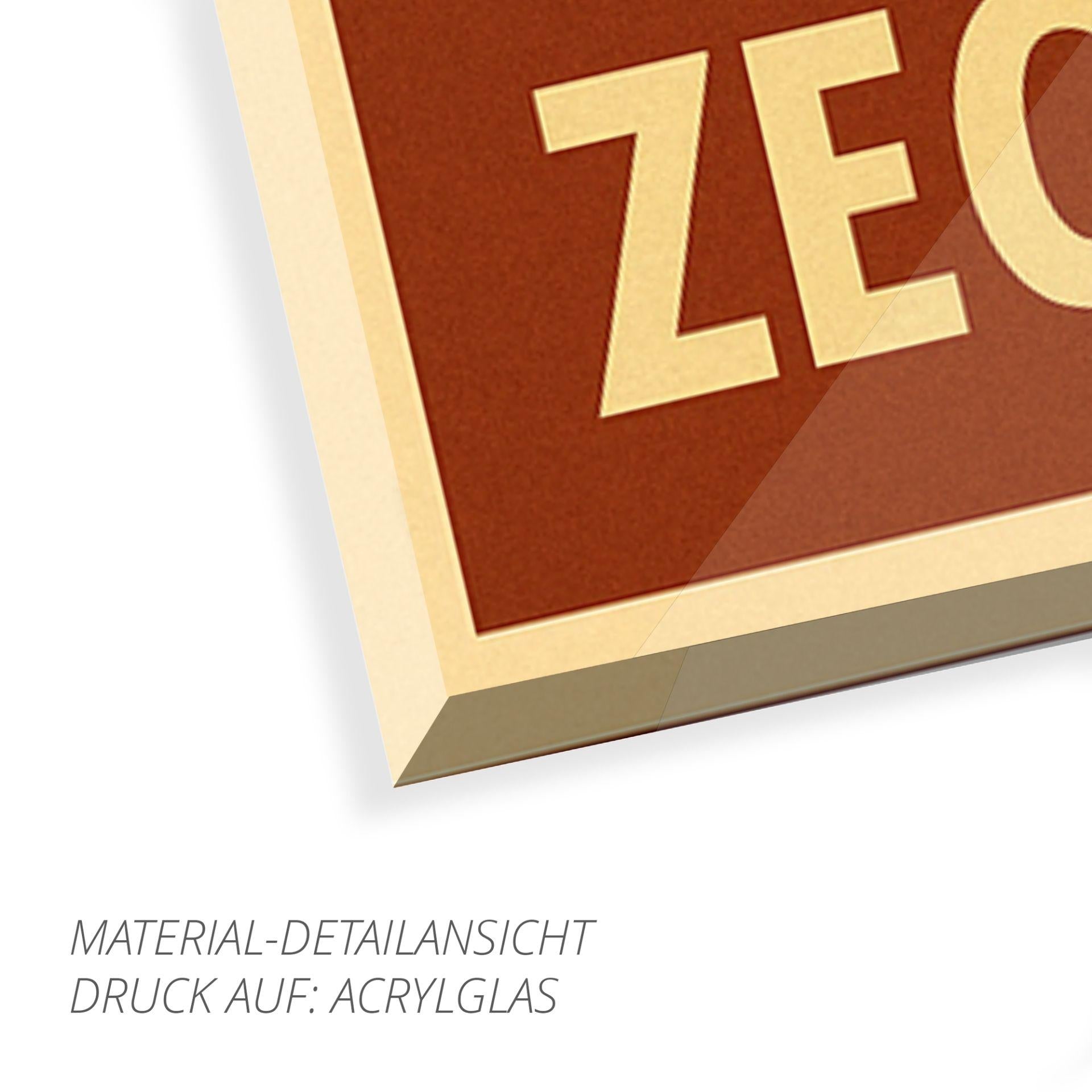 Zeche Sterkrade Oberhausen – Retro Poster im 70er-Look