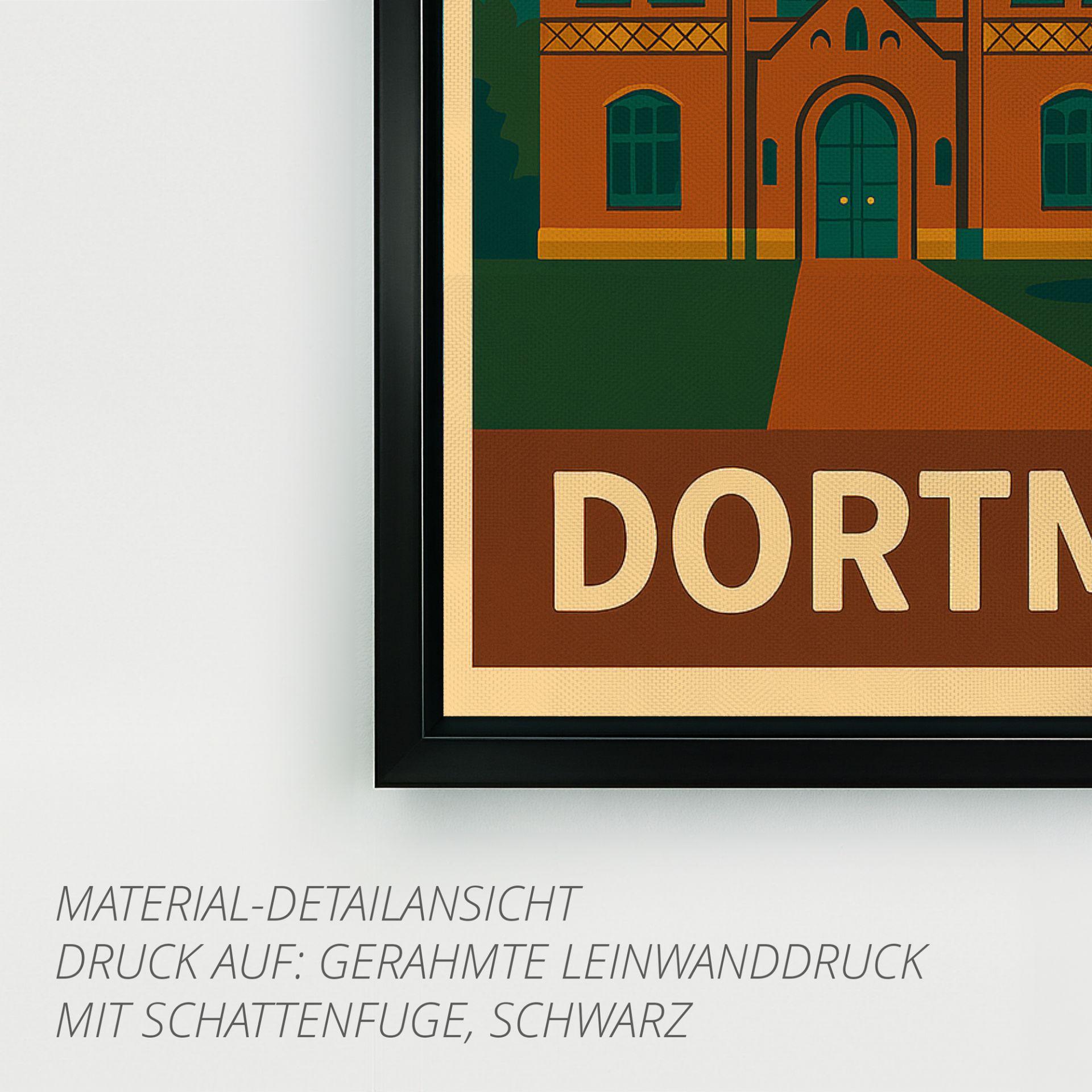 Retro Poster Zeche Zollern Dortmund – 70er Style