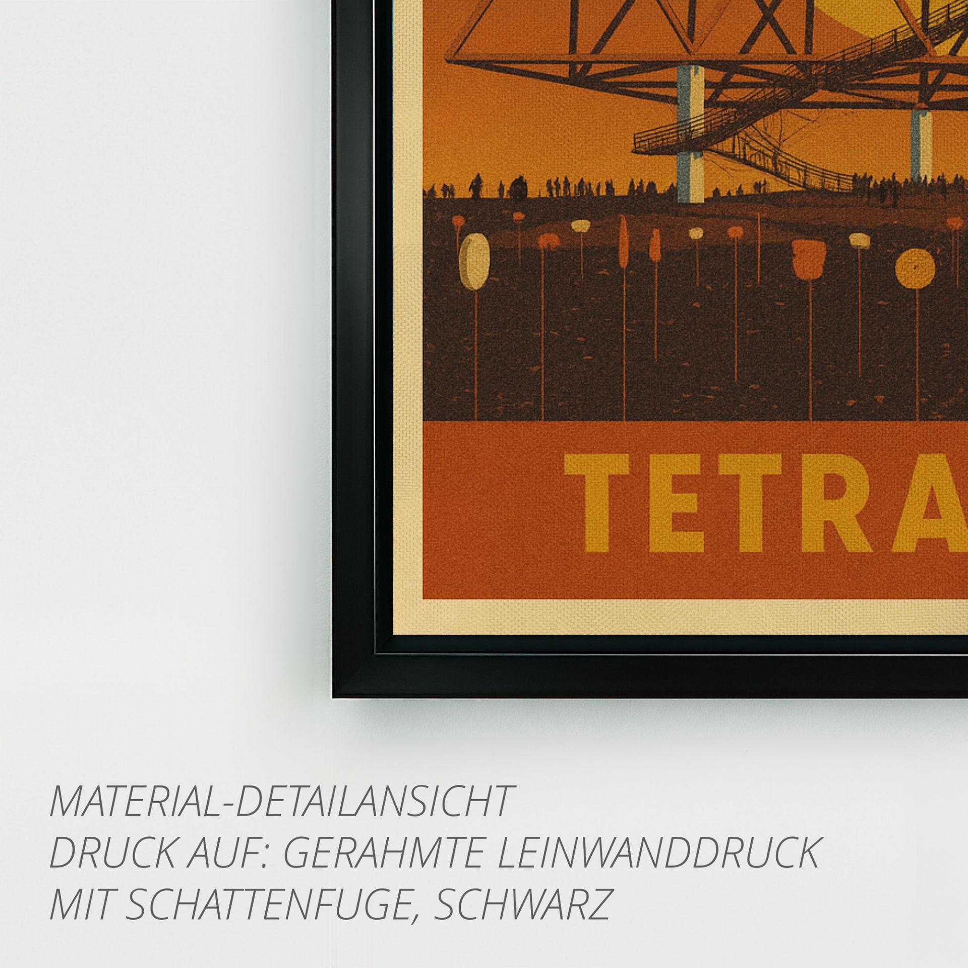 Bermuda3Eck Bochum – Retro Poster im 70er-Stil