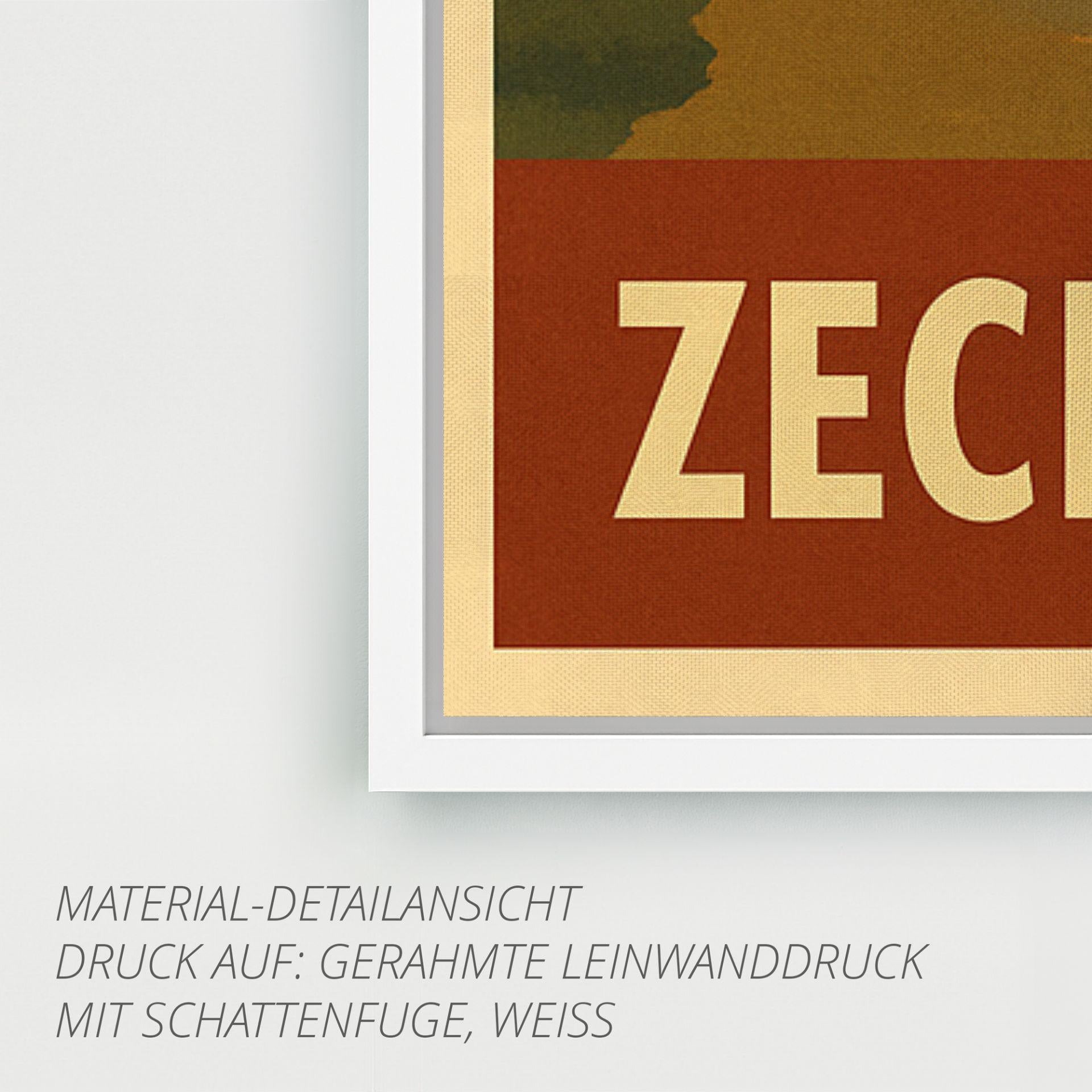 Zeche Sterkrade Oberhausen – Retro Poster im 70er-Look