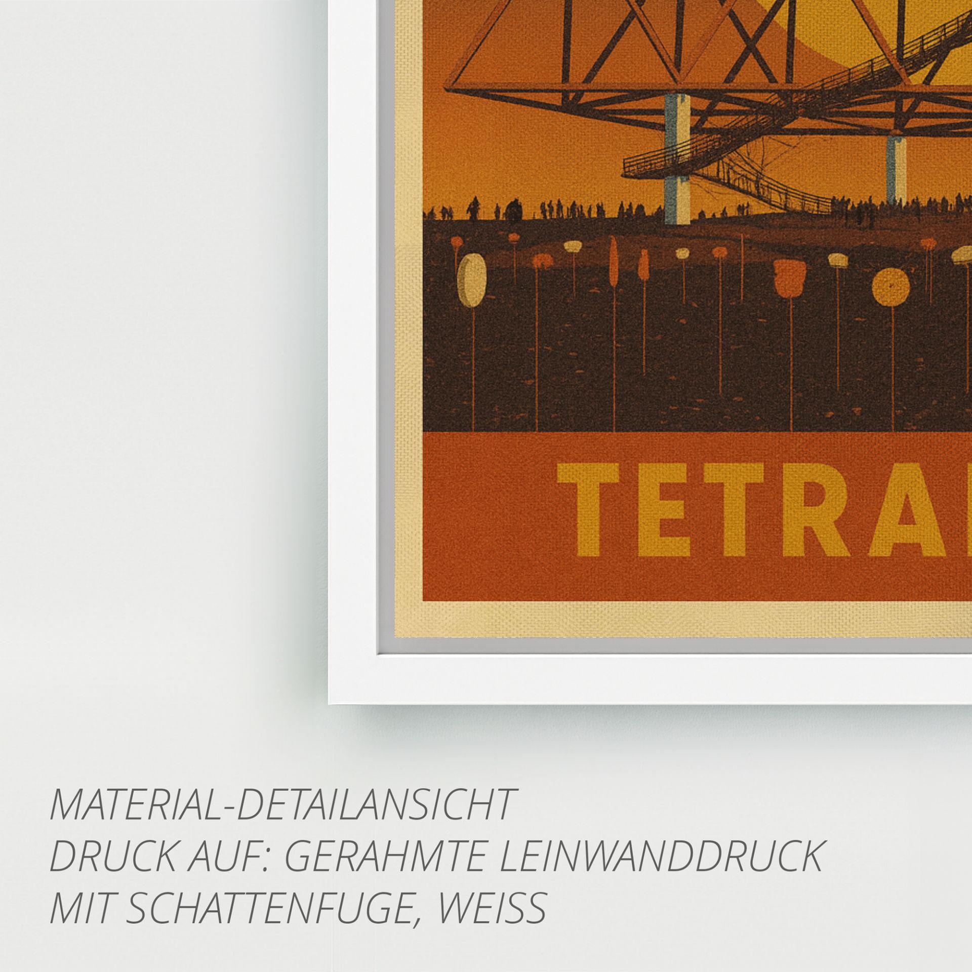 Bermuda3Eck Bochum – Retro Poster im 70er-Stil