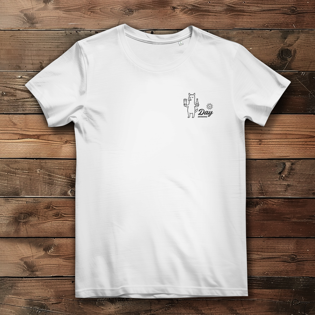 Damen Premium Bio T-Shirt: Day Drinking