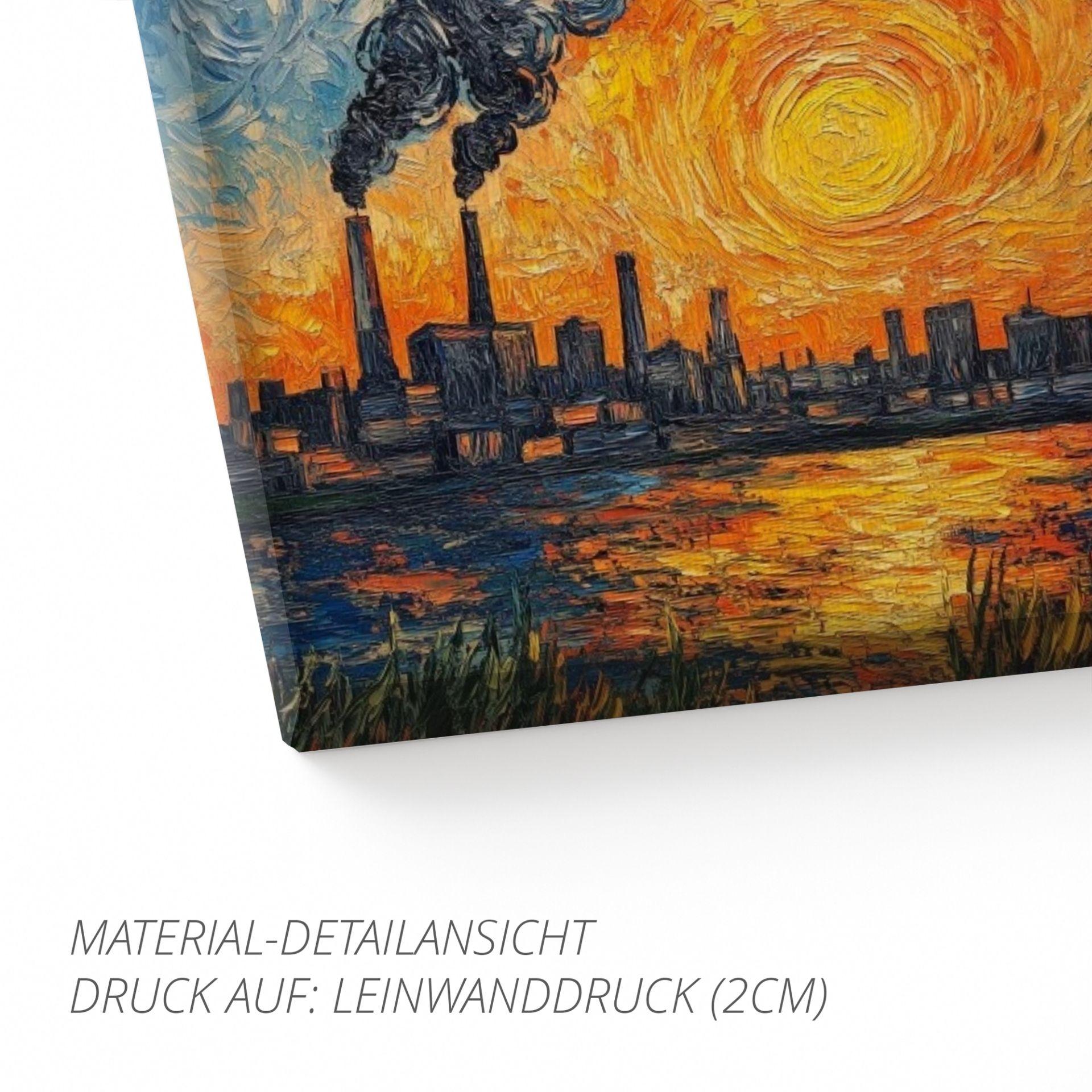 Ruhrpottromantik in Öl - Premiumdruck