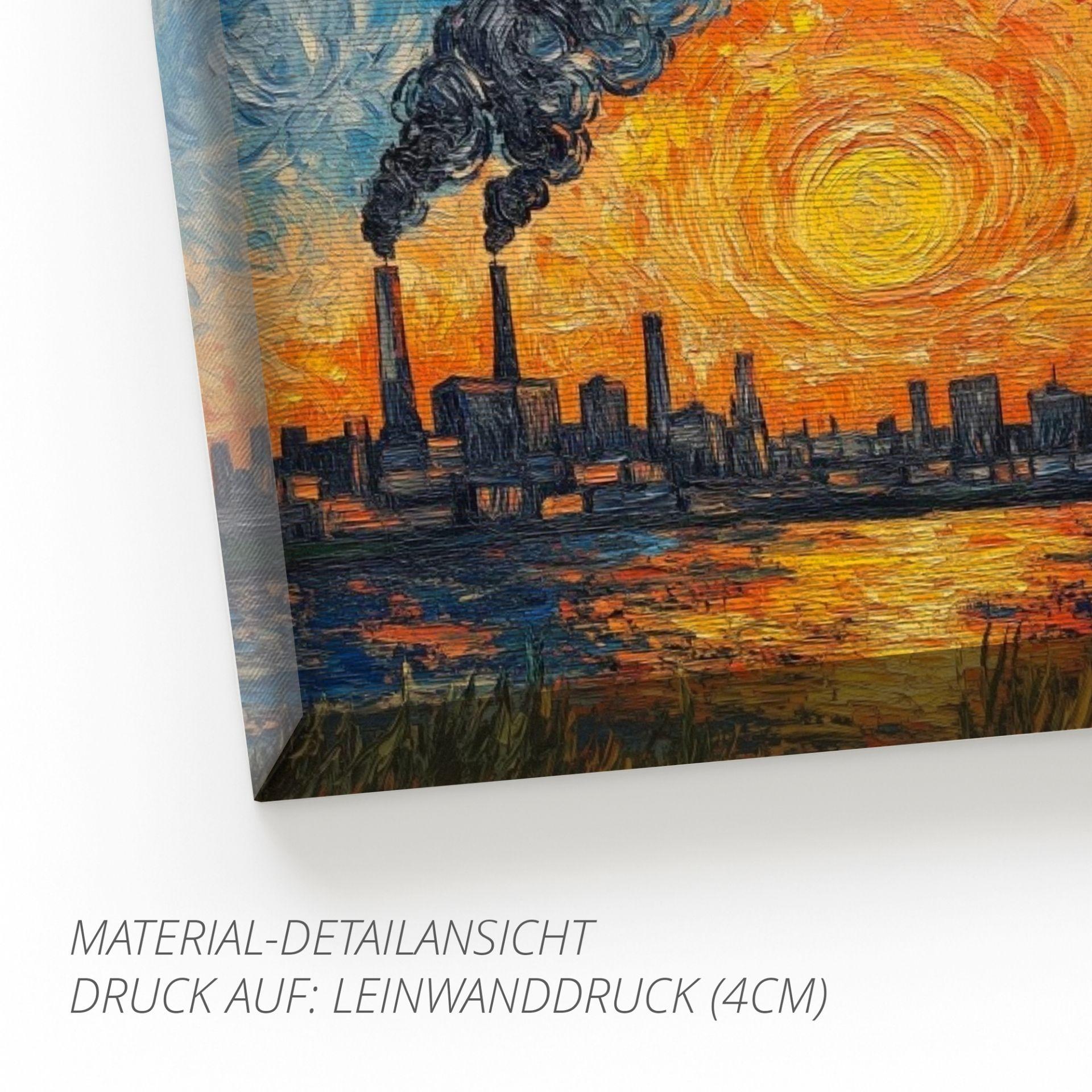 Ruhrpottromantik in Öl - Premiumdruck