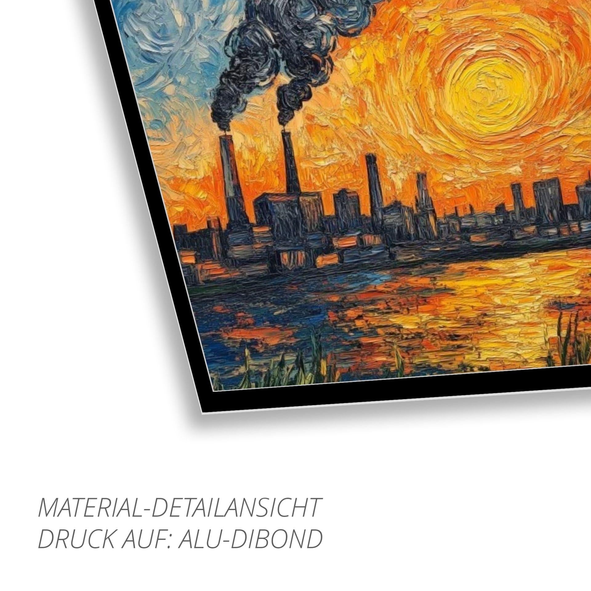 Ruhrpottromantik in Öl - Premiumdruck
