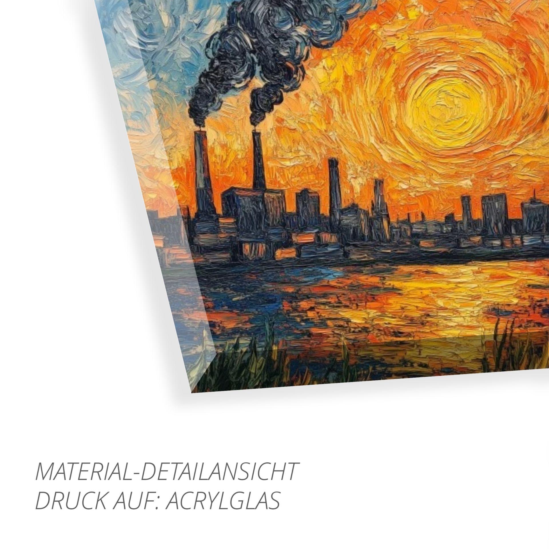 Ruhrpottromantik in Öl - Premiumdruck