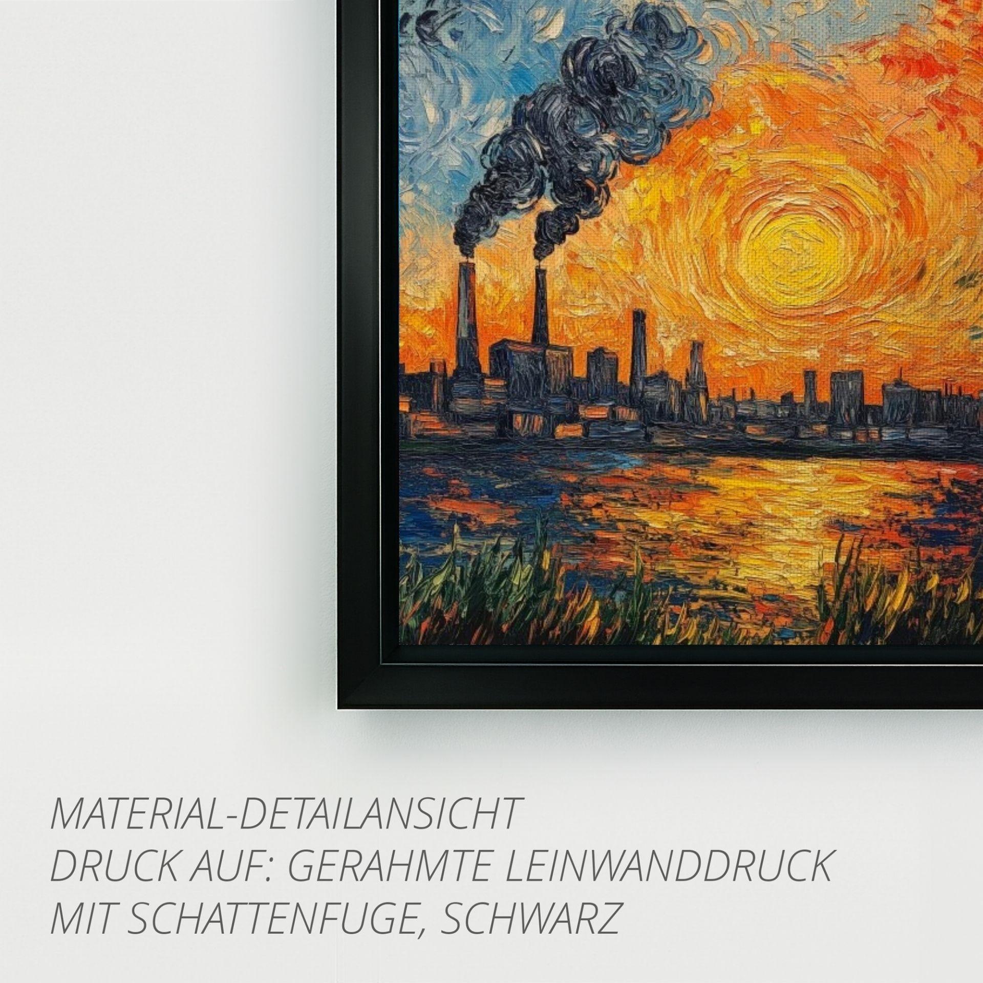 Ruhrpottromantik in Öl - Premiumdruck
