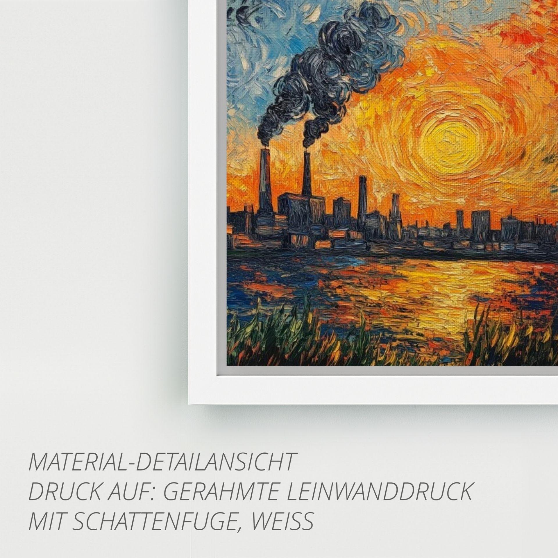 Ruhrpottromantik in Öl - Premiumdruck