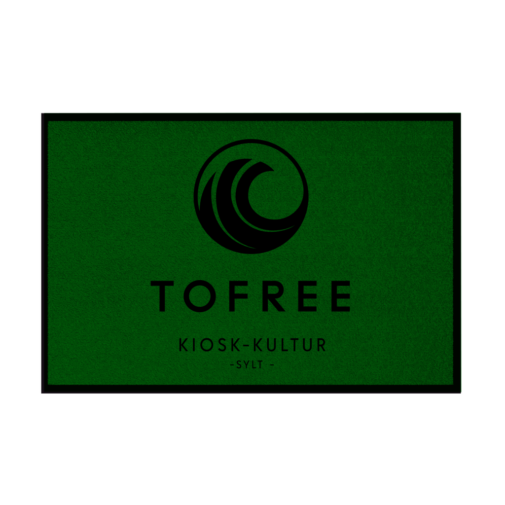 Fußmatte mit Gummirand TOFREE KIOSK Kultur Sylt