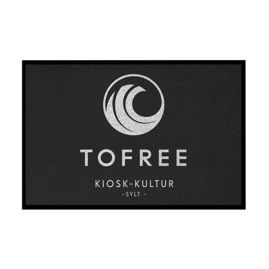 Fußmatte mit Gummirand TOFREE KIOSK Kultur Sylt